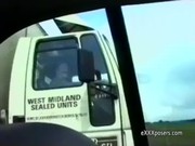 Teen Flashes To Passing Truckers