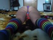 Beatiful Mexican Masturbates Watching Porno