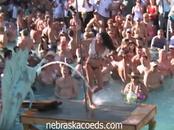Aroused Coeds Gets Naked During Party